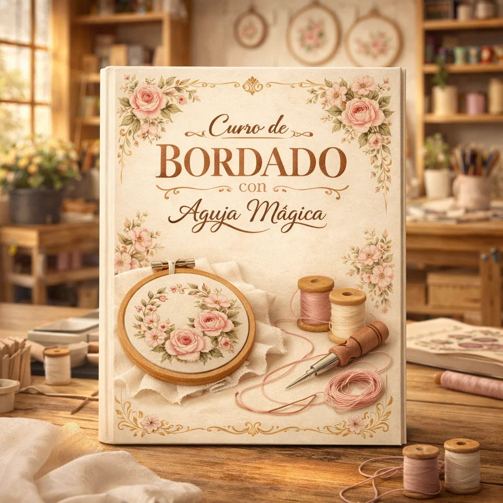CURSO DE BORDADO AGUJA MAGICA